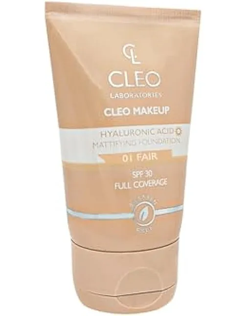 Cleo Hyaluronic Acid Mattifying Foundation Fair 01-30 Ml
