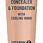 Rimmel Multi-Tasker Wake Me Up Foundation & Concealer, 025 Rose Ivory, 20Ml