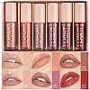 Beauty beast Moisturizing Lipgloss Set 6PCS Smooth Hydrating Lip Gloss Neutral Nude Nourishing Glossy Lipgloss for Women and Girls (MZ-CC6SETB-BB, Compact)