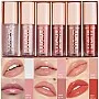 Beauty beast Moisturizing Lipgloss Set 6PCS Smooth Hydrating Lip Gloss Neutral Nude Nourishing Glossy Lipgloss for Women and Girls (MZ-CC6SETA-BB, Compact)