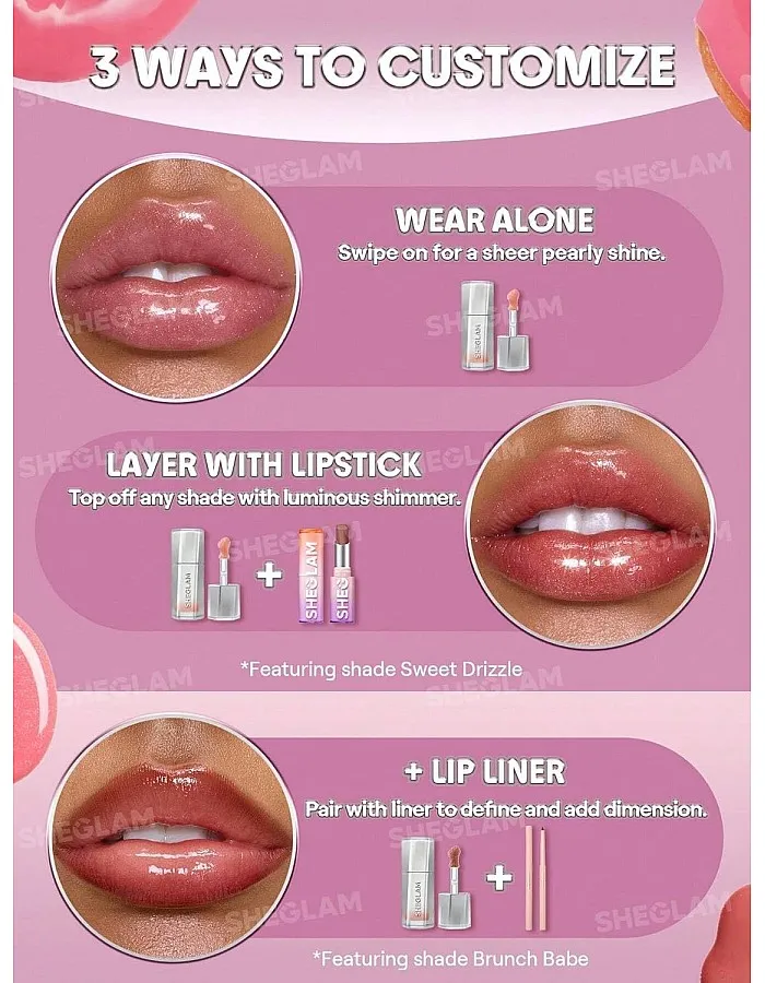 SHEGLAM Glass Lock Air Gloss-Own Lt