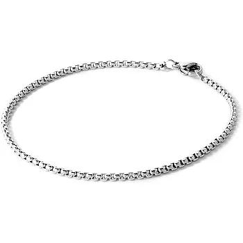 SEIYA INTERNATIONAL Men's Stainless Steel Bracelet, Accessories, Venetian Chain, Thin, Silver