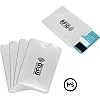 6 Envelopes Rfid Blocker Credit Card Contactless Silver, REFLECTIVE SILVER