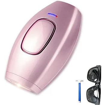 PureGlow Hair Removal, IPL Hair Removal Device, Permanent Hair Removal Device with 5 Energy Levels, Painless Hair Removal for Women and Men, Hair Remover for Facial, Legs, Arms, Body (Pink)