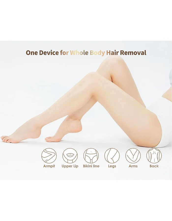 at-Home Hair Removal for Women and Men, Permanent Painless Best Hair Remover Device (EL)