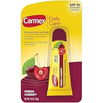 Carmex moisturizing lip balm fresh cherry, 10 gm