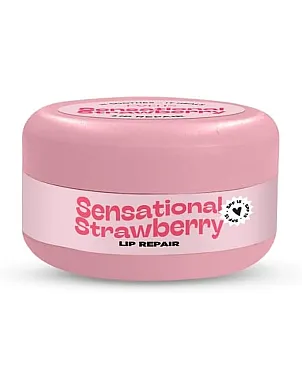 Favelin Sensational Strawberry Lip Balm 20 Gm- With Shea Butter & Vitamin E - Sweet Almond Oil and Jojoba Oil - Beeswax - Lip Repair Long-Lasting Hydration & Nourishment to Dry Lips
