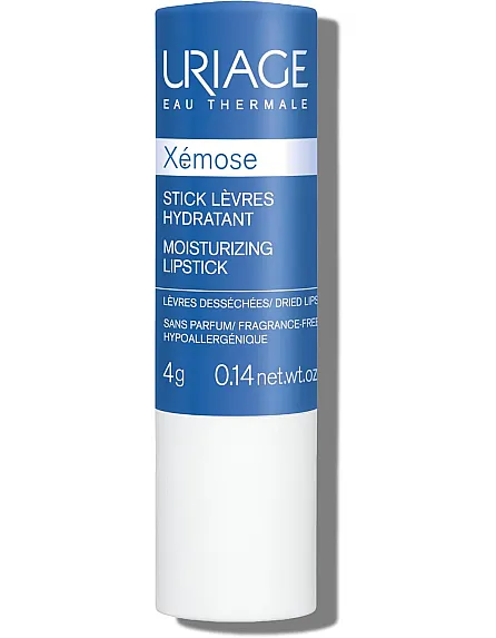 Uriage Xemose Lip Balm With Hyluronic Acid, Shea Butter & Vitamin C - Ultra-Soft Soothing Balm For Very Dry, Sensitive Chapped Lips - Intense Hydration And Protection Lip Care - Fragrance-Free
