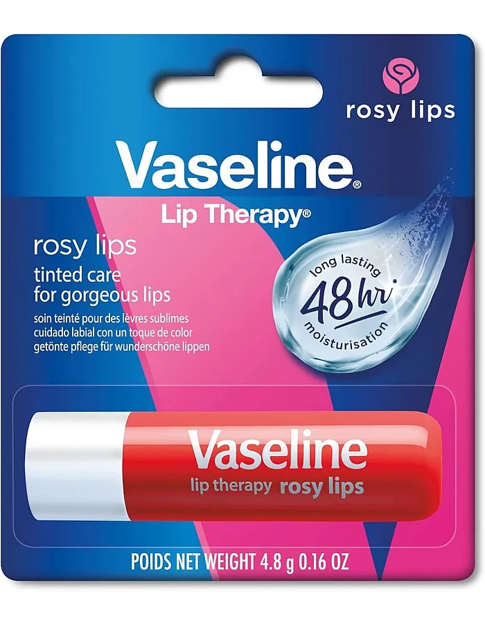 Vaseline Lip Therapy Rosy Lips, 4.8 gm