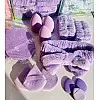 14 Piece Professional Makeup Sponge Set – Soft Beauty Blender Sponges with Hair Band, Applicator Pads & Headband – Apply Foundation & Powder with Precision and Style (Purple)