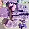 14 Piece Professional Makeup Sponge Set – Soft Beauty Blender Sponges with Hair Band, Applicator Pads & Headband – Apply Foundation & Powder with Precision and Style (Purple)