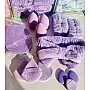 14 Piece Professional Makeup Sponge Set – Soft Beauty Blender Sponges with Hair Band, Applicator Pads & Headband – Apply Foundation & Powder with Precision and Style (Purple)