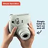 Fujifilm Instax Mini 12 Instant Camera - Clay White