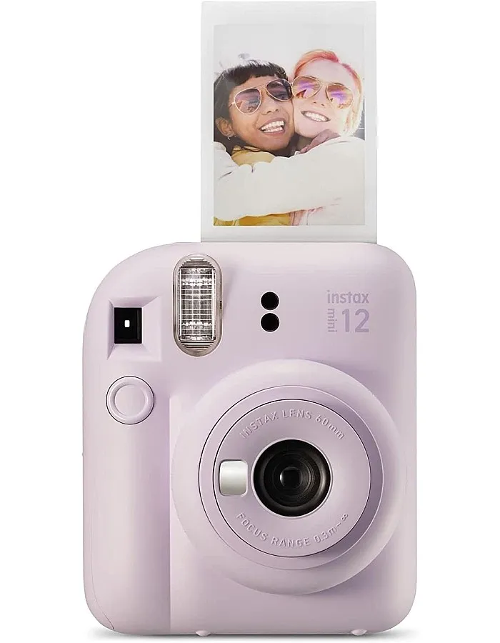 Fujifilm Instax Mini 12 Instant Camera - Lilac Purple + 1 Pack Film