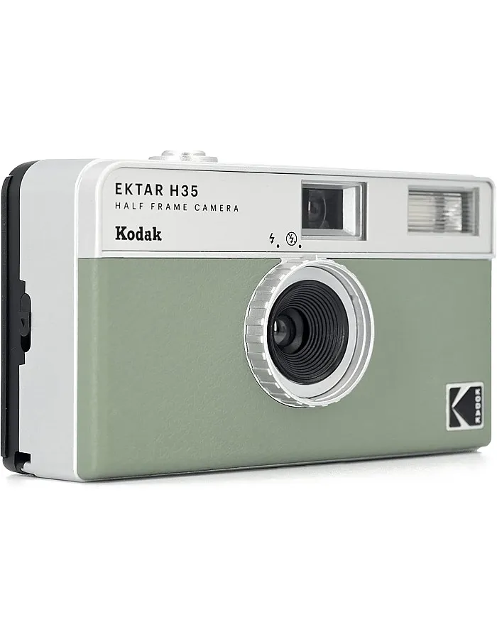 KODAK EKTAR H35 Half Frame Film Camera, 35mm, Reusable, Focus-Free, Lightweight, Easy-to-Use (Sage) (Film & AAA Battery are not Included)