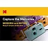 KODAK M35 DA00254-35mm Rechargeable Camera, Fixed Wide Angle Lens, Optical Viewfinder, Built-in Flash, AAA Battery - Olive Green