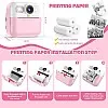 Kids Camera,Instant Print Camera for Kids with 1080P HD Video,Digital Camera with 3 Roll No-Ink Print Paper and 32GB Card,2.4 Inch Screen, Pink Camera Birthday Gifts for Girls 8-10 Years