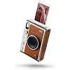instax mini EVO Hybrid camera and smartphone printer, BROWN