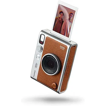instax mini EVO Hybrid camera and smartphone printer, BROWN