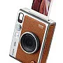 instax mini EVO Hybrid camera and smartphone printer, BROWN