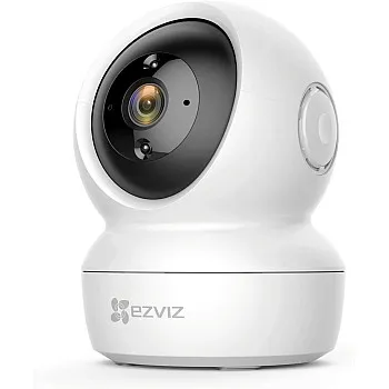EZVIZ CS-TY1 1080p 360-Degree WiFi Smart Home Security Camera, Intelligent Surveillance Camera with Night Vision, Smart Tracking, Two-way Audio, White, 1 Count (Pack of 1)