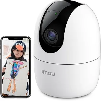 Imou 3MP Smart CCTV Security WiFi Camera for Home, 360° Coverage, AI Human Detection, Siren Alarm, Night Vision 10M, 2-Way Talk, Supports 256GB SD Card, WiFi & Ethernet Connection