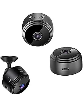 Security Camera HD 1080P Wireless Portable Small Camera with Motion Detection and Night Version Home Video Recorder for Indoor Outdoor Use
