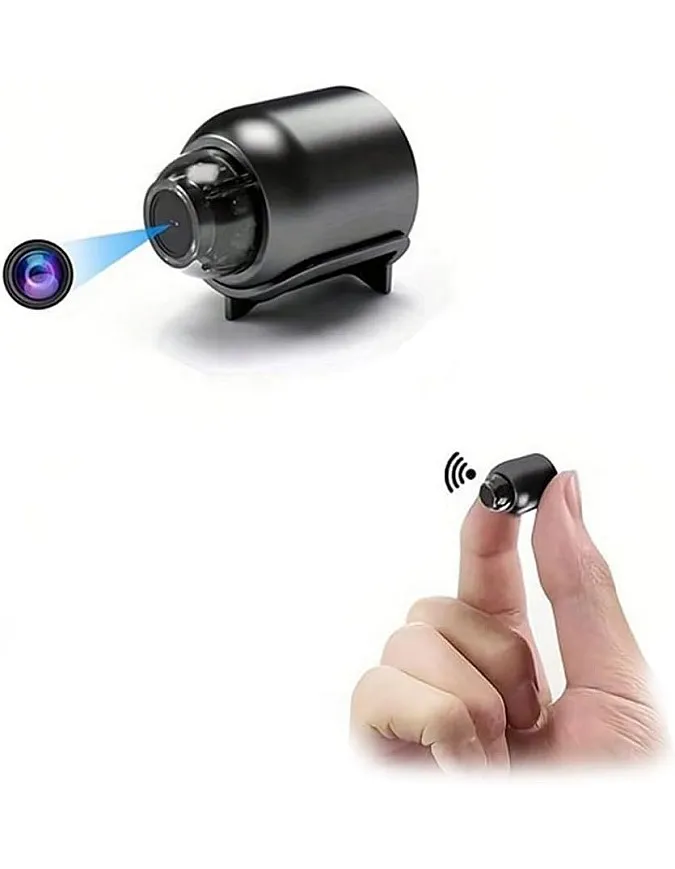 THE PACK Ultra-small 1080P HD Wi-Fi security camera for indoor and outdoor use for kids, pets and nanny, IP camera remote security viewing with iOS and Android mobile app