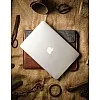 Dipelle UltraSlim 13 Inch Laptop Sleeve | Felt & PU Leather | MacBook Pro 13" M2/M1, 13 | MacBook Air 13.3", iPad Pro 12.9", Surface Pro 9/8 13 (Hazel, 13.3)