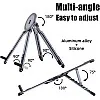 Magnetic Laptop & Mobile Stand – Foldable Adjustable Aluminium Alloy Desk Holder with Strong Suction Grip | Portable Multi-Angle Phone, Tablet & Laptop Stand