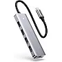 UGREEN Hub 4 Ports USB Type C to USB 3.0 Hub Adapter with Charging Port for MacBook Pro iMac Samsung Galaxy Note 10 S10 S9 LG Google Chromebook Pixelbook Dell XPS Oculus Rift