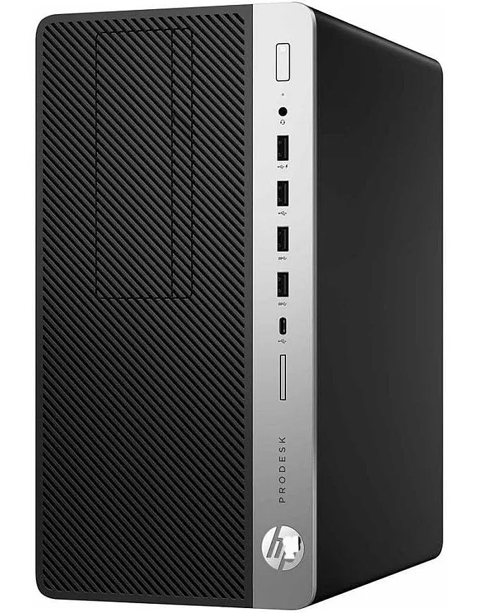 HB ProDesk 600 G3 Desktop Computer - lntel Core i3 (7th Gen) i3-7100 3.70 GHz - 8 GB DDR4 SDRAM - 256GB SSD - Windows 10 Pro 64-bit - Micro Tower - Jet Black - DVD-Writer