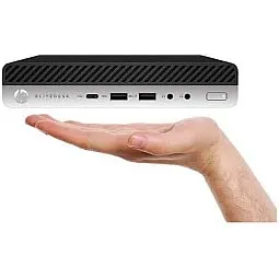 جهاز اتش بي ايليت ديسك 800 G3 ميني - انتل كور i5 7500 حتى 3.8 جيجاهرتز، ذاكرة 8 جيجابايت DDR4، قرص تخزين SSD بسعة 256 جيجابايت، واي فاي مزدوج النطاق 11ac و