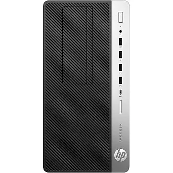 HP ProDesk 600 G4 Desktop Computer, Micro Tower, Intel Hexa Core i5-8500 3.0GHz, 8GB DDR4 RAM, 256GB SSD, Type-C, 2 Display Ports, Keyboard & Mouse, Black, Win 10 Pro