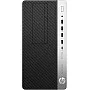 كمبيوتر مكتبي اتش بي برو ديسك 600 G4 مايكرو تاور بمعالج انتل سداسي النواة i5-8500 3.0GHz وذاكرة رام DDR4 سعة 8GB وSSD 256GB ومنفذ نوع سي ومنفذي عرض وكيبورد 