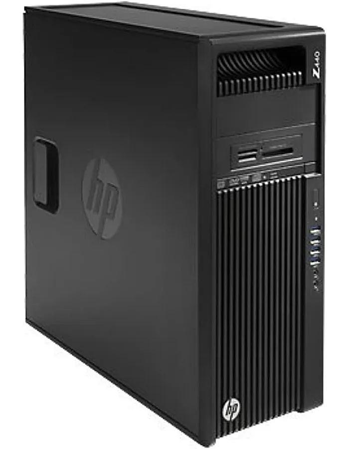 كيسة كمبيوتر اتش بي Z440 بمعالج انتل زيون E5 1620 v4 ذاكرة تخزين 1 تيرابايت رام 16 غيغابايت بلوحة مفاتيح انجليزي عربي ويندوز 10 برو اسود جيجا