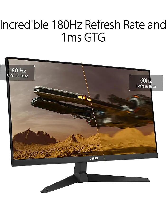 ASUS TUF Gaming VG259Q3A - 25 Inch Full HD Monitor - 180 Hz, 1ms GtG, FreeSync, Adaptive Sync, ELMB, GameFast Input - Fast IPS Panel, 16:9, 1920x1080, DisplayPort, HDMI, Speaker - Black