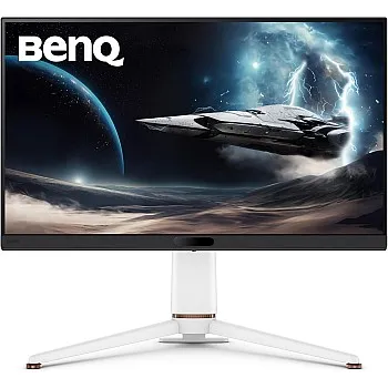 BenQ MOBIUZ EX271Q 27 Inch 2K QHD Gaming Monitor, 180Hz 1ms, 95% DCI-P3, USB-C 65W, HDR400, Game Art Colours, AI Contrast for Dark Scenes, KVM, FreeSync, DP 1.4, Remote Control, 3 Years Warranty