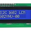 LCD1602 I2C Display Module with Blue Backlight – 2x16 LCD Screen with I2C-Adapter