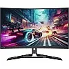 شاشة ألعاب لينوفو منحنية ليجن R32qc-30 مقاس 31.5 بوصة QHD 2560×1440 بتردد 180 هرتز و350 وحدة مضيئة في البكسل ووقت استجابة 0.5 مللي ثانية ومنفذ HDMI ومنفذ عر