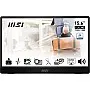 MSI PRO MP161 E2 Portable Monitor 15.6 Inches Full HD – IPS Panel 1920 x 1080, 60Hz, Practical (PC, Laptop, Mobile), Enhanced Speakers, Frame & Stand – Mini-HDMI 2.0b, 2 x USB Type-C