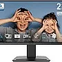 MSI PRO MP223 E2, 22-inch VA 1920 x 1080 (FHD) Computer Monitor, 100Hz, Adaptive-Sync, HDMI, Video Port, Display Port, VESA Mountable, Tilt, 1ms, Black
