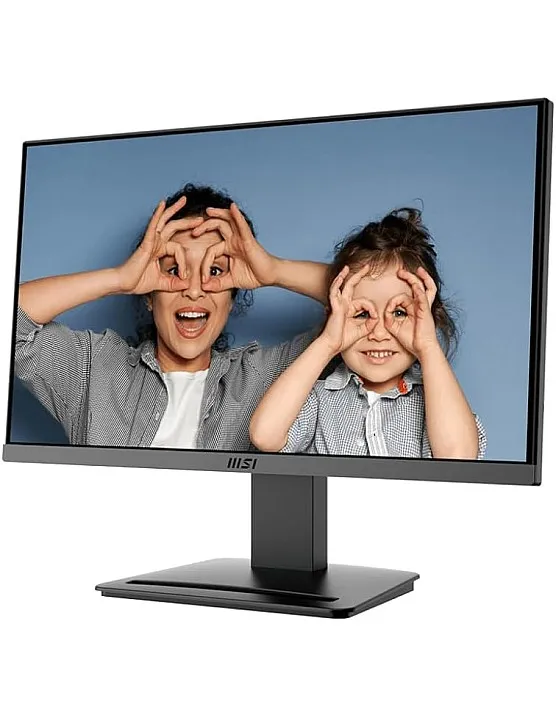 شاشة كمبيوتر MSI PRO MP223 E2، 22 بوصة، VA، 1920 × 1080 (FHD)، 100 هرتز، مزامنة تكيفية، HDMI، منفذ فيديو، منفذ عرض، قابلة للتركيب على حامل VESA، إمالة، 1 مللي ثا