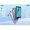 تابلت T8S شبكة واي فاي الجيل الخامس 5G، ذاكرة رام: 4+4 GB، ذاكرة ROM: 64GB، شاشة IPS LCD 8 بوصة 800×1280، بطارية 5000 mAh بنظام أندرويد 14 وكاميرا أمامية 2MP وخلف