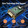 كيبل HDMI الى VGA من اوميفاين، محول كيبل فيديو (ذكر الى ذكر) متوافق مع راسبيري باي وروكو والكمبيوتر المكتبي واللابتوب والكمبيوتر الشخصي والش