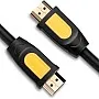 كابل HDMI عالي السرعة مع إيثرنت مطلي بالذهب يدعم تقنية 1080P و3D لمشغل بلو راي والتلفزيون ثلاثي الأبعاد وجهاز روكو وبوكسي واكس بوكس 360 وبلاي ست