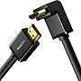 Ugreen 10174 90 Degree HDMI 4K Male to Male Cable, 3 Meter Length, Black