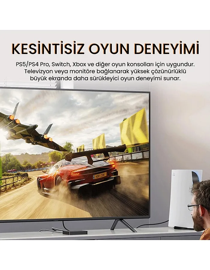 Veggieg V-H107 18Gbps HDR 4K 60Hz 3D HDMI 2.0 Cable 1.5 Meter