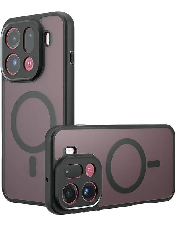 جراب هاتف GQ لهاتف Oppo Find X9 Pro 5G المغناطيسي | قلب مغناطيسي N52 مع 38 نقطة مغناطيسية | إطار من مادة TPU المقاومة للصدمات وغطاء خلفي من البولي كربونا