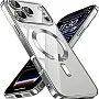 Grabist Magnetic case Compatible with iPhone 17 Pro Max, Full Camera Protection with lens, Compatible with wireless charging, Transparent Shockproof slim Protective Case (Gray)